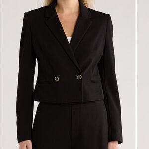 Rag & Bone Black Cropped Blazer